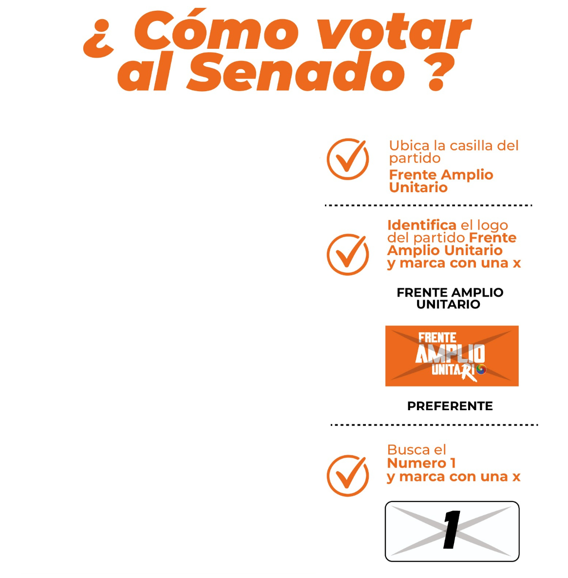 Cómo votar por Gustavo Garcia